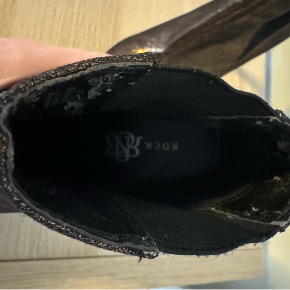 Rock & Republic Georgine Bronze Metallic Platform Bootie - Picture 6 of 6